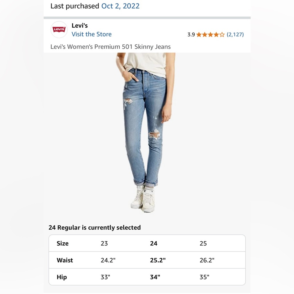 Levi's Light Blue Women's Jeans